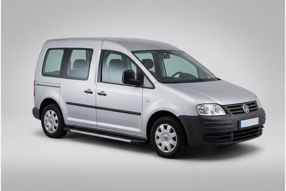 Volkswagen Caddy 2004-2010 Pedane Laterali Duru (2 pz, Alluminio) Image