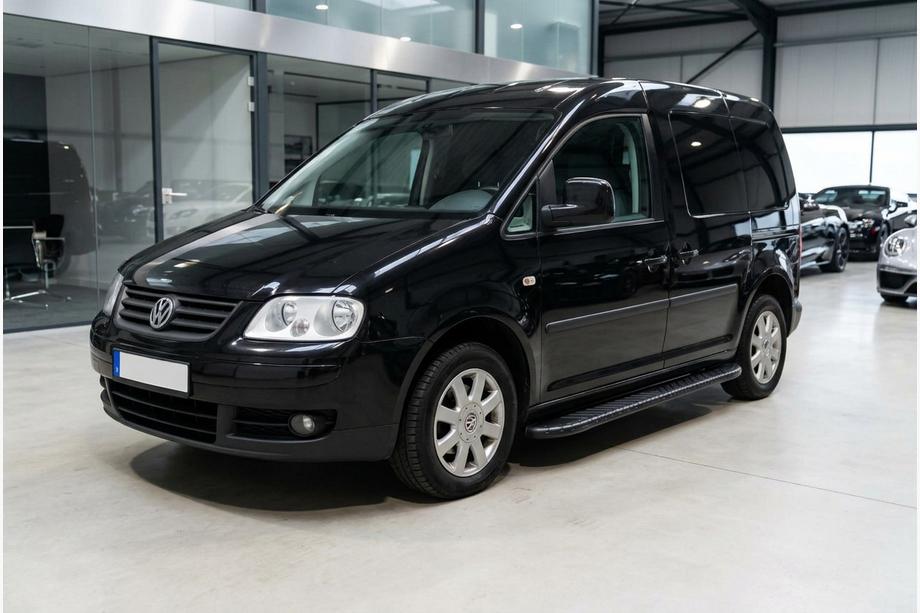 Volkswagen Caddy 2004-2010 Pedane Laterali Bosphorus Black (2 pz, Alluminio) Image