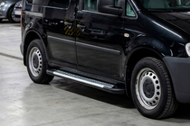 Volkswagen Caddy 2010-2015 Pedane Laterali Line (2 pz, Alluminio) foto 1