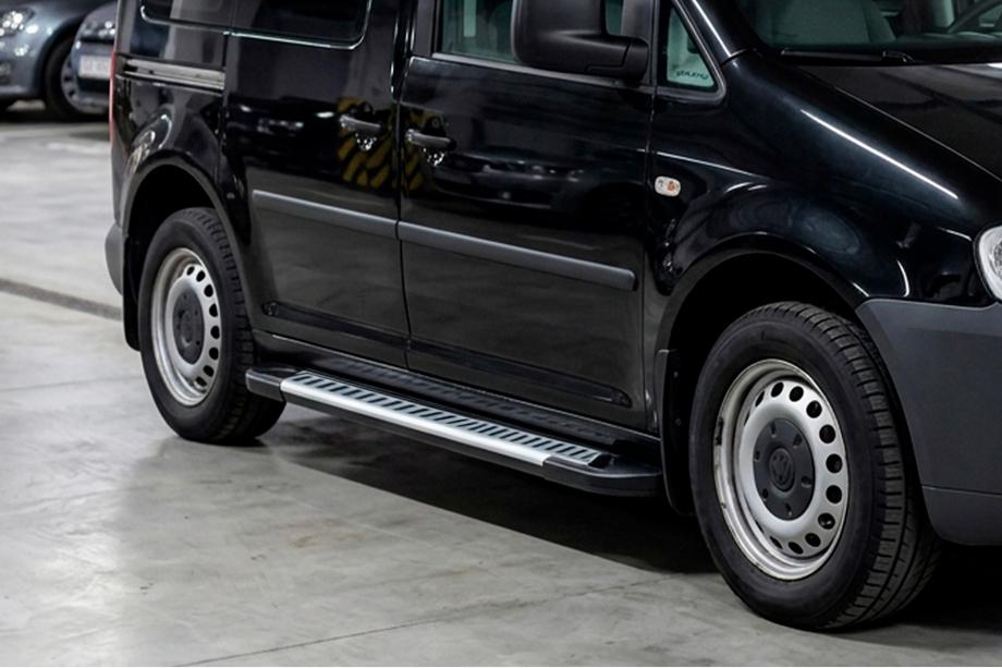 Volkswagen Caddy 2010-2015 Pedane Laterali Line (2 pz, Alluminio) Image