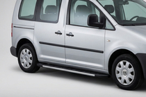 Volkswagen Caddy 2010-2015 Pedane Laterali Duru (2 pz, Alluminio) foto 1
