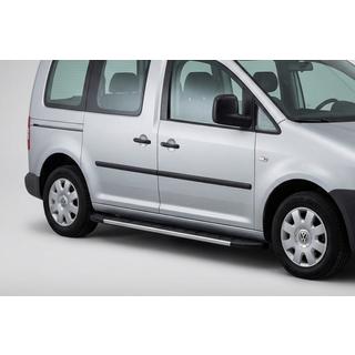 Pedane Laterali Duru (2 pz, Alluminio) Volkswagen Caddy 2010-2015 foto 1
