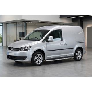 Pedane Laterali Maydos V1 (2 pz, Alluminio e Acciaio Inox) Volkswagen Caddy 2010-2015 foto 1