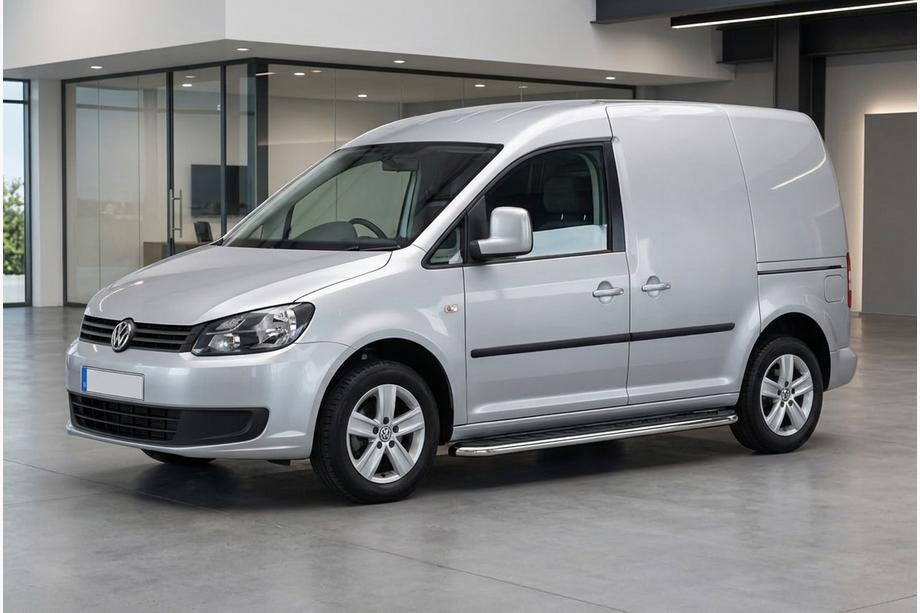 Volkswagen Caddy 2010-2015 Pedane Laterali Maydos V1 (2 pz, Alluminio e Acciaio Inox) Image