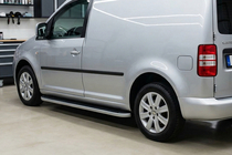 Volkswagen Caddy 2010-2015 Pedane Laterali Tayga (2 pz, Alluminio) foto 1