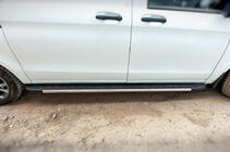 Mercedes Vito/V-class W447 2014- Pedane Laterali Duru (2 pz, Alluminio) foto 6