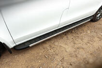 Mercedes Vito/V-class W447 2014- Pedane Laterali Duru (2 pz, Alluminio) foto 2