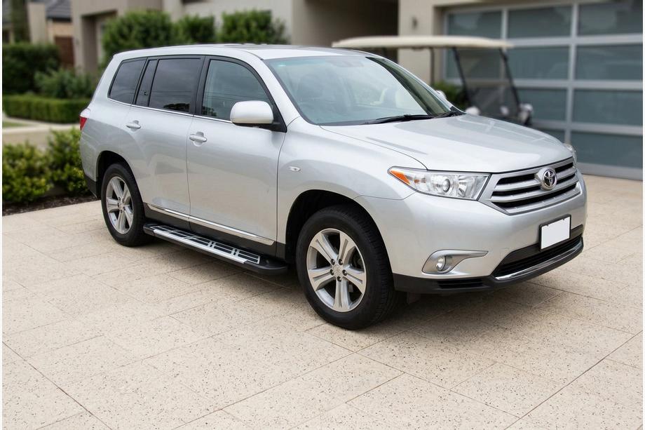 Toyota Highlander 2008-2013 Pedane Laterali Sunrise (2 pz, Alluminio) Image