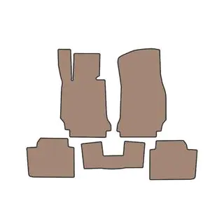 Tappetini in Gomma Carsuit (Per F36, Beige) BMW 4 Series F32/F33/F36 2012-2020 foto 1