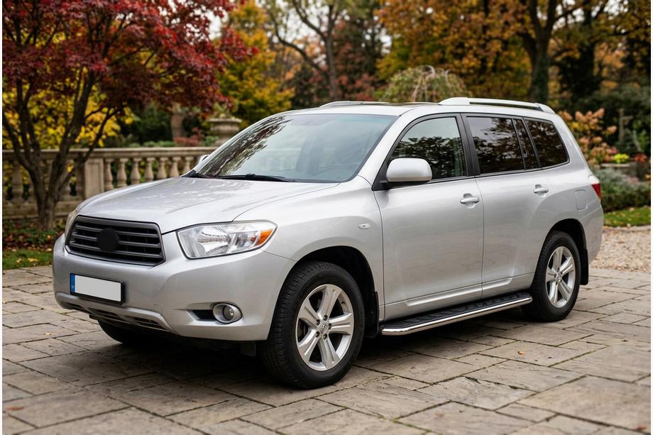 Toyota Highlander 2008-2013 Pedane Laterali Maydos V1 (2 pz, Alluminio e Acciaio Inox) Image