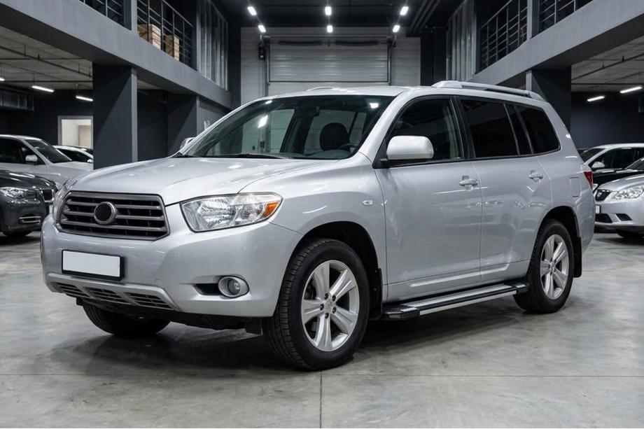 Toyota Highlander 2008-2013 Pedane Laterali Rainbow (2 pz, Alluminio) Image