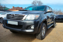 Toyota Hilux 2006-2015 Pedane Laterali Sunrise (2 pz, Alluminio) foto 1