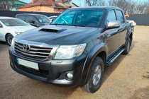 Toyota Hilux 2006-2015 Pedane Laterali Sunrise (2 pz, Alluminio) foto 3