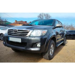 Pedane Laterali Sunrise (2 pz, Alluminio) Toyota Hilux 2006-2015 foto 1