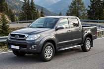 Toyota Hilux 2006-2015 Pedane Laterali Line (2 pz, Alluminio) foto 1