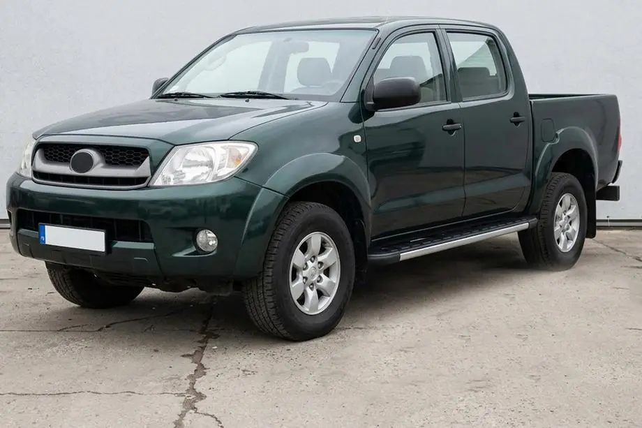 Toyota Hilux 2006-2015 Pedane Laterali Duru (2 pz, Alluminio) Image