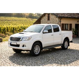 Pedane Laterali Bosphorus Black (2 pz, Alluminio) Toyota Hilux 2006-2015 foto 1