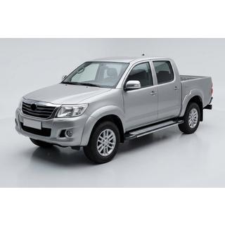 Pedane Laterali Rainbow (2 pz, Alluminio) Toyota Hilux 2006-2015 foto 1