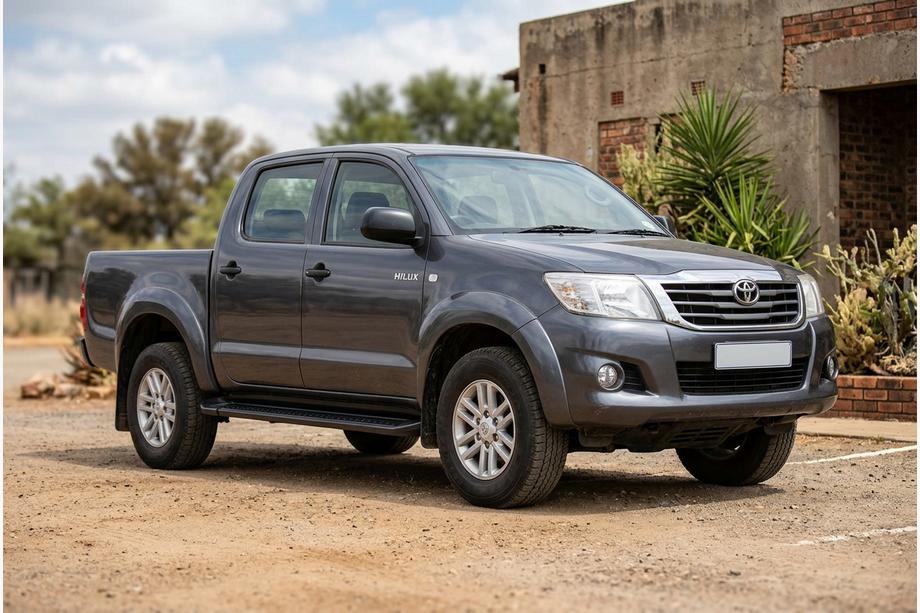 Toyota Hilux 2006-2015 Pedane Laterali Allmond Black (2 pz, Alluminio) Image