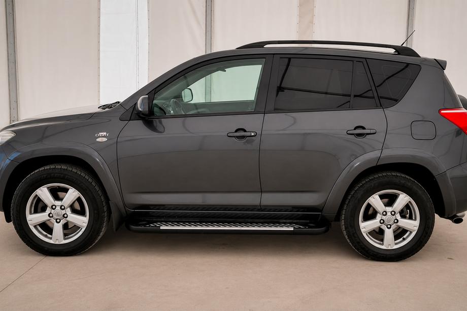 Toyota Rav 4 2006-2013 Pedane Laterali Line (2 pz, Alluminio) Image
