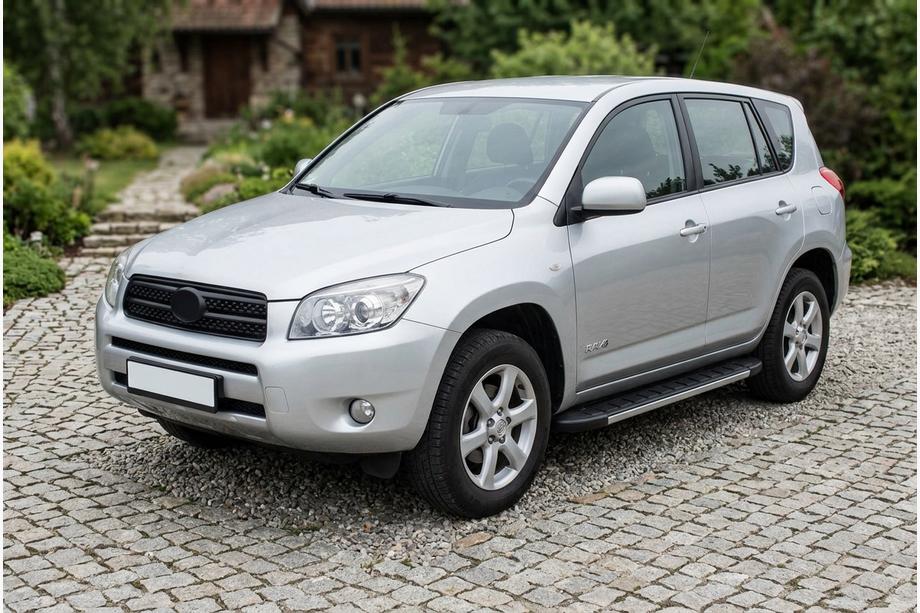 Toyota Rav 4 2006-2013 Pedane Laterali Duru (2 pz, Alluminio) Image
