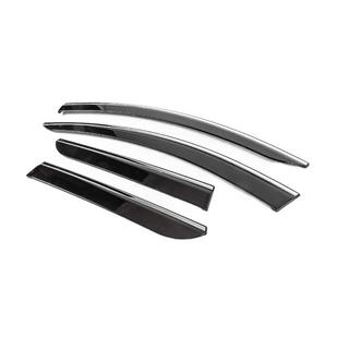 Deflettori Finestrini con Modanatura Cromata (4 pz, Sunplex Chrome) Renault Duster 2018-2024 foto 2