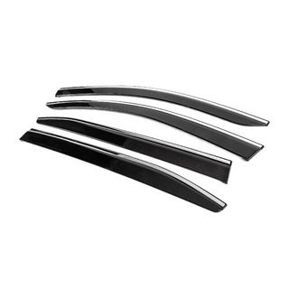 Deflettori Finestrini con Modanatura Cromata (4 pz, Sunplex Chrome) Citroen C5 Aircross 2017-2025 foto 2