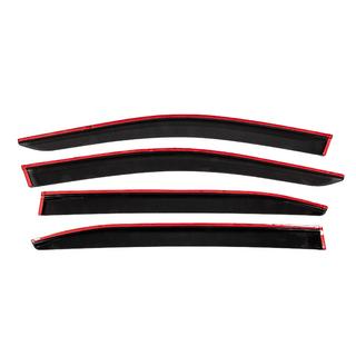 Deflettori Finestrini con Modanatura Cromata (4 pz, Sunplex Chrome) Citroen C5 Aircross 2017-2025 foto 4
