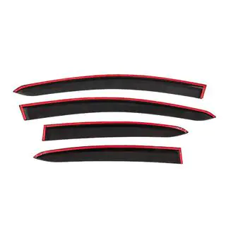 Deflettori Finestrini con Modanatura Cromata (4 pz, Sunplex Chrome) Fiat Linea 2006-2018 foto 4
