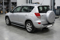 Toyota Rav 4 2006-2013 Pedane Laterali Tayga Grey (2 pz, Alluminio) foto 1