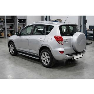 Pedane Laterali Tayga Grey (2 pz, Alluminio) Toyota Rav 4 2006-2013 foto 1