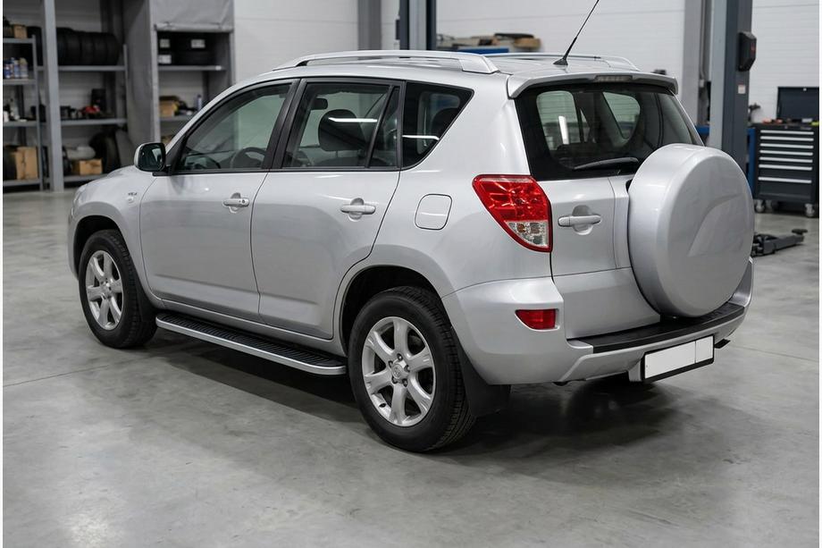 Toyota Rav 4 2006-2013 Pedane Laterali Tayga Grey (2 pz, Alluminio) Image