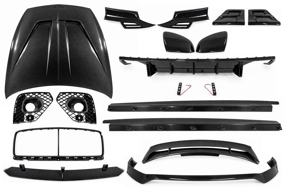 Bentley Bentayga 2015-2025 Kit carrozzeria LRT-Design Carbon Foto 2