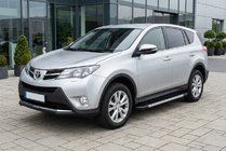 Toyota Rav 4 2013-2018 Pedane Laterali RedLine V1 (2 pz, Alluminio) foto 1