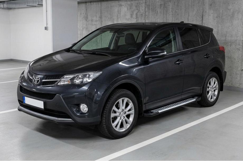 Toyota Rav 4 2013-2018 Pedane Laterali Line (2 pz, Alluminio) Image