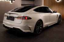 Tesla Model S 2012– Kit carrozzeria LRT-Design Carbon foto 8