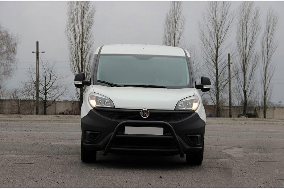 Fiat Doblo II 2010-2022 Parabulloni WT022 Nero (Acciaio Inox) Image