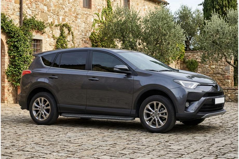 Toyota Rav 4 2013-2018 Pedane Laterali Bosphorus Black (2 pz, Alluminio) Image