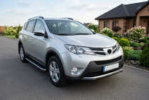 Toyota Rav 4 2013-2018 Pedane Laterali Tayga Grey (2 pz, Alluminio) foto 1