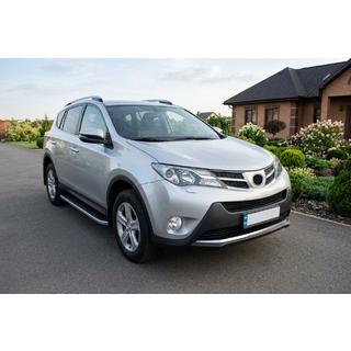 Pedane Laterali Tayga Grey (2 pz, Alluminio) Toyota Rav 4 2013-2018 foto 1