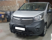Opel Vivaro 2015-2019 Parabulloni WT004 Nero (Acciaio Inox) foto 1