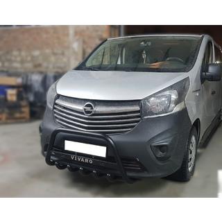 Parabulloni WT004 Nero (Acciaio Inox) Opel Vivaro 2015-2019 foto 1