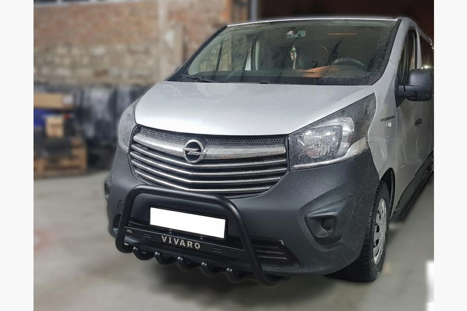 Opel Vivaro 2015-2019 Parabulloni WT004 Nero (Acciaio Inox) Image