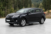 Toyota Rav 4 2013-2018 Pedane Laterali Rainbow (2 pz, Alluminio) foto 1