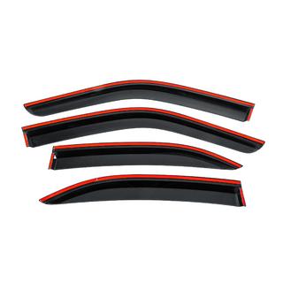 Deflettori Finestrini con Modanatura Cromata Niken Luxury (4 pz) foto 4
