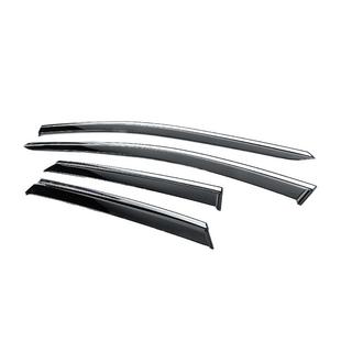 Deflettori Finestrini con Modanatura Cromata Niken Luxury (4 pz) foto 2