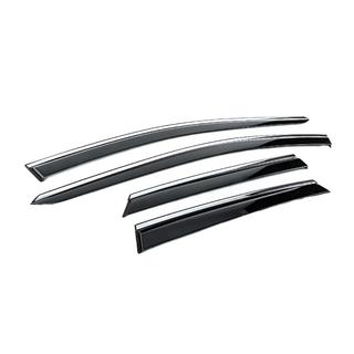 Deflettori Finestrini con Modanatura Cromata Niken Luxury (4 pz) foto 3