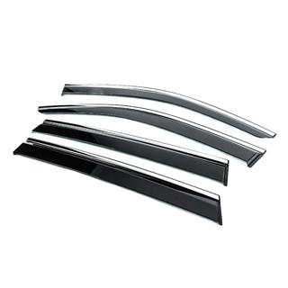 Deflettori Finestrini con Modanatura Cromata Niken Luxury (4 pz) foto 2