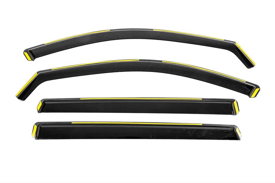 Mazda CX-80 2024– Deflettori aria ad incastro Niken Luxury (4 pz) Foto 1