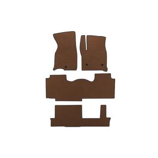 Tappetini EVA (3 File, Marrone)